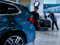 BMW The X1 is displayed during The Gaikindo Jakarta Auto Week in Tangerang, Indonesia, on November 22, 2024. The show, the nation's largest...