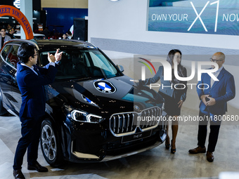 Peter ''Sunny'' Medalla, President Director of BMW Group Indonesia, Jodie O'tania, Director of Communications for BMW Group Indonesia, and Y...