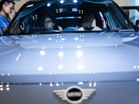 The All-Electric MINI Aceman is displayed during The Gaikindo Jakarta Auto Week in Tangerang, Indonesia, on November 22, 2024. The show, the...