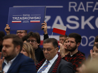 Rafal Trzaskowski, a presidential candidate in the primaries, meets at Hala Com-Com in Nowa Huta in Krakow, Poland, on November 16, 2024. Ma...