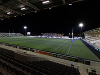 A general view of Kingston Park before the Premiership Cup Group A match between Newcastle Falcons and Sale FC at Kingston Park in Newcastle...