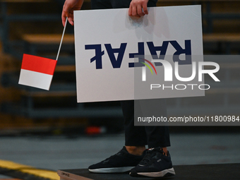 KRAKOW, POLAND - NOVEMBER 16:
Mayor of Warsaw Rafal Trzaskowski during a meeting with voters at Nowa Huta's Hala Com-Com Zone, on November 1...