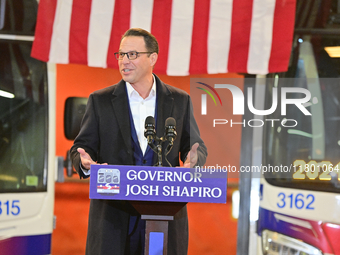 Governor Josh Shapiro announces the allocation of $153 million to divert the imminent proposed fair modification for sustaining the nation's...