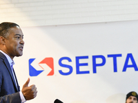 Kenneth E. Lawrence, Jr., Chair of the Southeastern Pennsylvania Transportation Authority (SEPTA) board, announces $153 million to divert th...