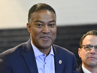 Kenneth E. Lawrence, Jr., Chair of the Southeastern Pennsylvania Transportation Authority (SEPTA) board, announces $153 million to divert th...