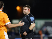 Richard Palframan of Newcastle Falcons looks on during the Premiership Cup Group A match between Newcastle Falcons and Sale FC at Kingston P...