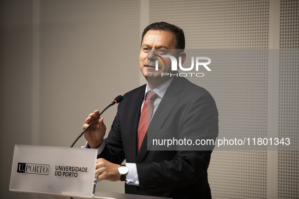 Prime Minister Luis Montenegro inaugurates the Prof. Dr. Jayme Rios Souza Stadium, University Stadium of Porto, in Campo Alegre, Porto, on N...