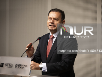 Prime Minister Luis Montenegro inaugurates the Prof. Dr. Jayme Rios Souza Stadium, University Stadium of Porto, in Campo Alegre, Porto, on N...