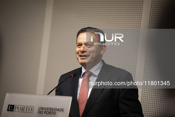 Prime Minister Luis Montenegro inaugurates the Prof. Dr. Jayme Rios Souza Stadium, University Stadium of Porto, in Campo Alegre, Porto, on N...