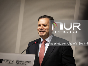 Prime Minister Luis Montenegro inaugurates the Prof. Dr. Jayme Rios Souza Stadium, University Stadium of Porto, in Campo Alegre, Porto, on N...