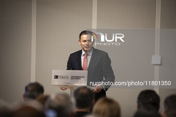 Prime Minister Luis Montenegro inaugurates the Prof. Dr. Jayme Rios Souza Stadium, University Stadium of Porto, in Campo Alegre, Porto, on N...