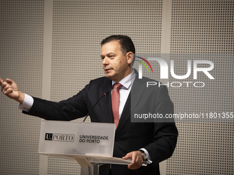 Prime Minister Luis Montenegro inaugurates the Prof. Dr. Jayme Rios Souza Stadium, University Stadium of Porto, in Campo Alegre, Porto, on N...