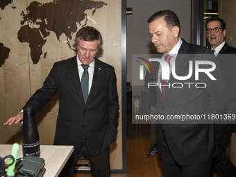 Prime Minister Luis Montenegro attends the inauguration of the Prof. Dr. Jayme Rios Souza Stadium, University Stadium of Porto, in Campo Ale...