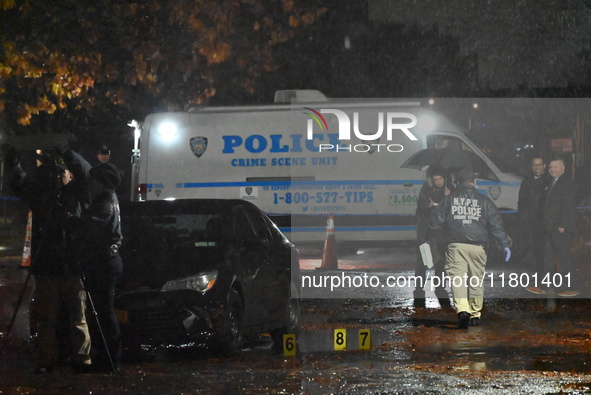 A police-involved shooting occurs in the Soundview section of Bronx, New York, United States, on November 22, 2024. At approximately 3:10 PM...