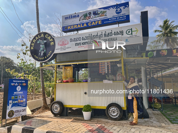 Kerala Cafe is in Peringalloor, Kollam, Kerala, India, on April 4, 2024. 