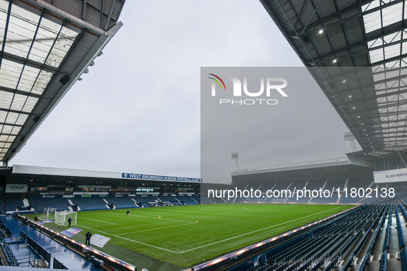 A general view of the ground ahead of the Sky Bet Championship match between West Bromwich Albion and Norwich City at The Hawthorns in West...