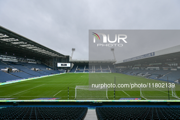 A general view of the ground ahead of the Sky Bet Championship match between West Bromwich Albion and Norwich City at The Hawthorns in West...