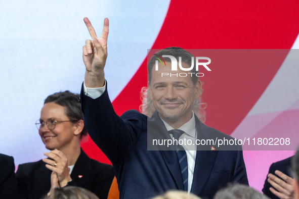 Mayor of Warsaw Rafal Trzaskowski poses for a photo after the announcement by the Civic Platform National Council that he is the official ca...