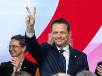 Mayor of Warsaw Rafal Trzaskowski poses for a photo after the announcement by the Civic Platform National Council that he is the official ca...