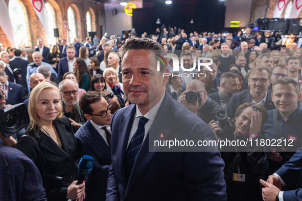 Mayor of Warsaw Rafal Trzaskowski poses for a photo after the announcement by the Civic Platform National Council that he is the official ca...