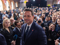 Mayor of Warsaw Rafal Trzaskowski poses for a photo after the announcement by the Civic Platform National Council that he is the official ca...