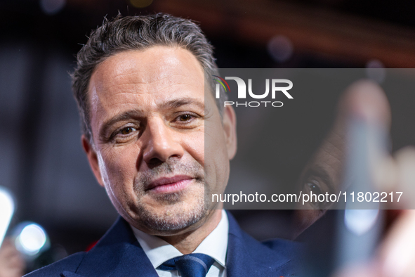 Mayor of Warsaw Rafal Trzaskowski poses for a photo after the announcement by the Civic Platform National Council that he is the official ca...