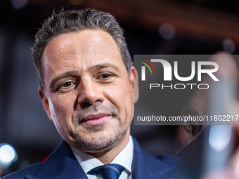 Mayor of Warsaw Rafal Trzaskowski poses for a photo after the announcement by the Civic Platform National Council that he is the official ca...