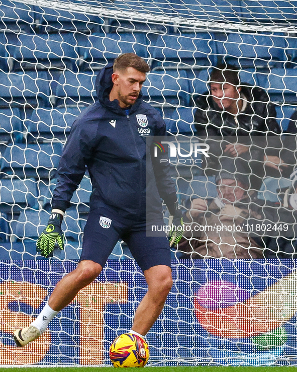 During the Sky Bet Championship match between West Bromwich Albion and Norwich City at The Hawthorns in West Bromwich, England, on November...