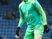 #17, Ante Crnac of Norwich City warms up during the Sky Bet Championship match between West Bromwich Albion and Norwich City at The Hawthorn...