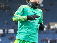 #11, Emiliano Marcondes of Norwich City warms up during the Sky Bet Championship match between West Bromwich Albion and Norwich City at The...