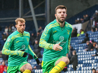 Grant Hanley of Norwich City warms up during the Sky Bet Championship match between West Bromwich Albion and Norwich City at The Hawthorns i...