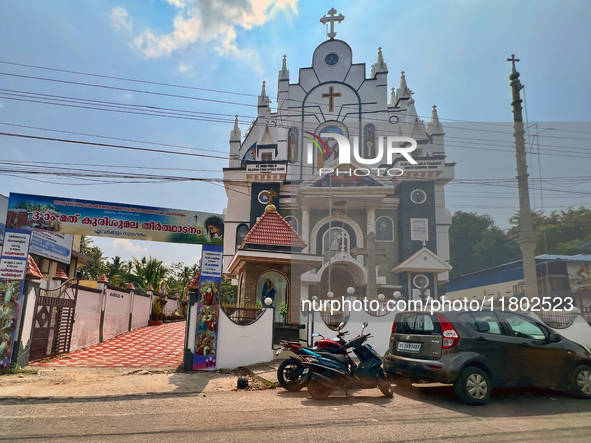 St. John Paul II Malankara Syrian Catholic Church is in Mannanthala, Thiruvananthapuram (Trivandrum), Kerala, India, on April 4, 2024. 