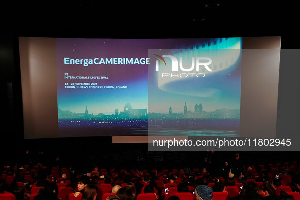 A screening room in Cinema City during the 32nd International Film Festival Energa CAMERIMAGE in Torun, Poland on November 19, 2024.  