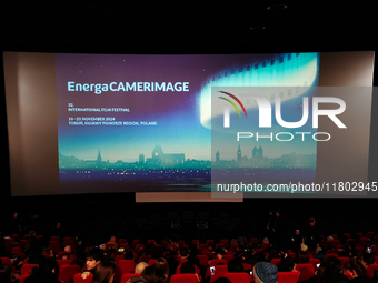 A screening room in Cinema City during the 32nd International Film Festival Energa CAMERIMAGE in Torun, Poland on November 19, 2024.  (