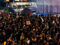 Women participate in a demonstration prior to the 'International Day for the Elimination of Violence against Women' in Rome, Italy, on Novem...