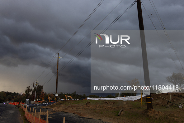 An atmospheric river brings rain and flooding to Northern California. 