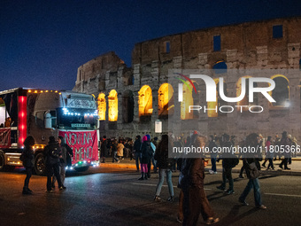 The ''Non Una Di Meno'' movement holds a demonstration named ''disarm the patriarchy'' in Rome, Italy, on November 23, 2024. Thousands of pe...