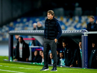 Antonio Conte Head Coach of SSC Napoli looks on during the serie Serie A Enilive match between SSC Napoli and AS Roma at Stadio Diego Armand...