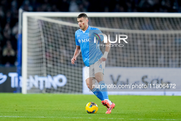 Alessandro Buongiorno of SSC Napoli during the serie Serie A Enilive match between SSC Napoli and AS Roma at Stadio Diego Armando Maradona o...