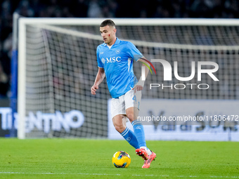 Alessandro Buongiorno of SSC Napoli during the serie Serie A Enilive match between SSC Napoli and AS Roma at Stadio Diego Armando Maradona o...