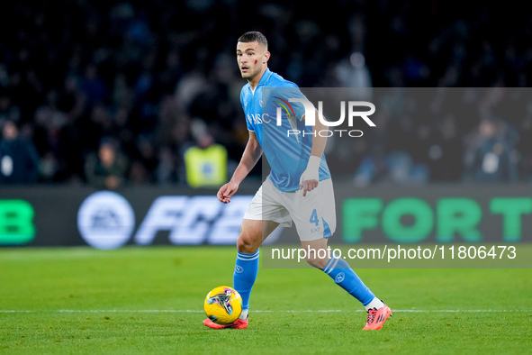 Alessandro Buongiorno of SSC Napoli during the serie Serie A Enilive match between SSC Napoli and AS Roma at Stadio Diego Armando Maradona o...