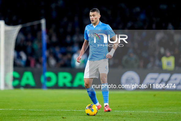 Alessandro Buongiorno of SSC Napoli during the serie Serie A Enilive match between SSC Napoli and AS Roma at Stadio Diego Armando Maradona o...