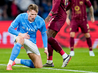 Scott McTominay of SSC Napoli reacts during the serie Serie A Enilive match between SSC Napoli and AS Roma at Stadio Diego Armando Maradona...