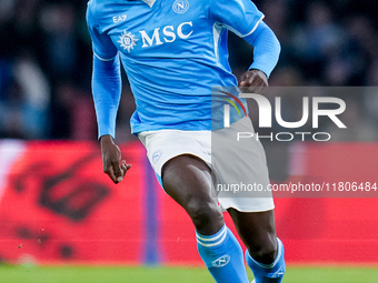 Romelu Lukaku of SSC Napoli during the serie Serie A Enilive match between SSC Napoli and AS Roma at Stadio Diego Armando Maradona on Novemb...