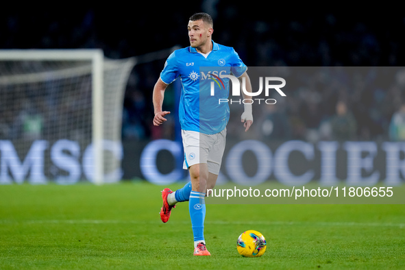 Alessandro Buongiorno of SSC Napoli during the serie Serie A Enilive match between SSC Napoli and AS Roma at Stadio Diego Armando Maradona o...