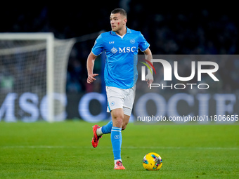 Alessandro Buongiorno of SSC Napoli during the serie Serie A Enilive match between SSC Napoli and AS Roma at Stadio Diego Armando Maradona o...