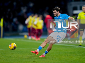 Khvicha Kvaratskhelia of SSC Napoli during the serie Serie A Enilive match between SSC Napoli and AS Roma at Stadio Diego Armando Maradona o...