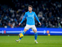 Amir Rrahmani of SSC Napoli during the serie Serie A Enilive match between SSC Napoli and AS Roma at Stadio Diego Armando Maradona on Novemb...