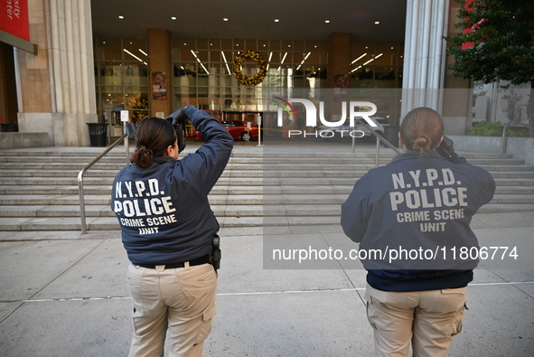 A shooting kills a 21-year-old man and a 21-year-old woman in Manhattan, New York, United States, on November 24, 2024. On Sunday morning at...