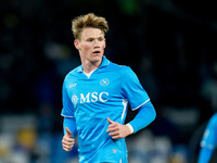 Scott McTominay of SSC Napoli looks on during the serie Serie A Enilive match between SSC Napoli and AS Roma at Stadio Diego Armando Maradon...